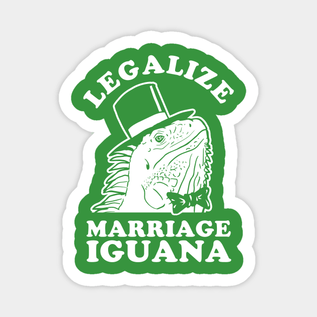 Legalize Marriage Iguana Sticker by tabners